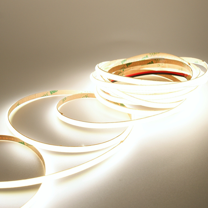 LED pásek COB FOB 12V / 384 LED / 10W / 4000K / IP20 / 5mm / PRO+
